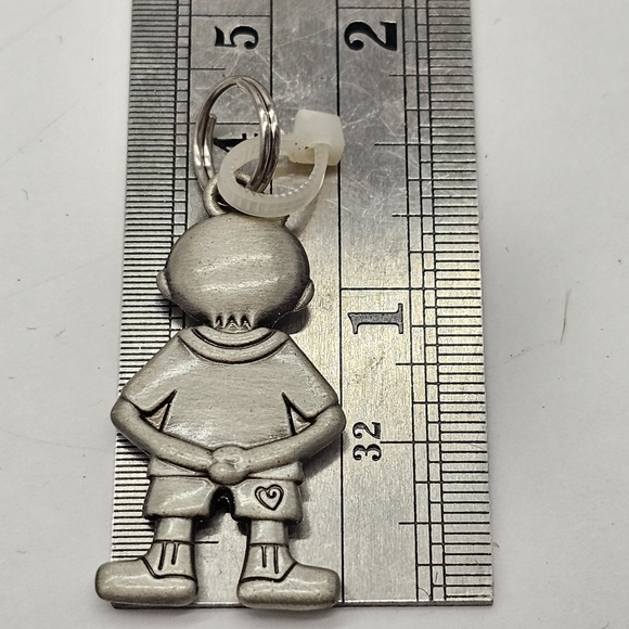 COPY - Ganz Silver Enamel Shirt Charm Pendant Boy Monogram Letter M Initial Nam… - Picture 2 of 3